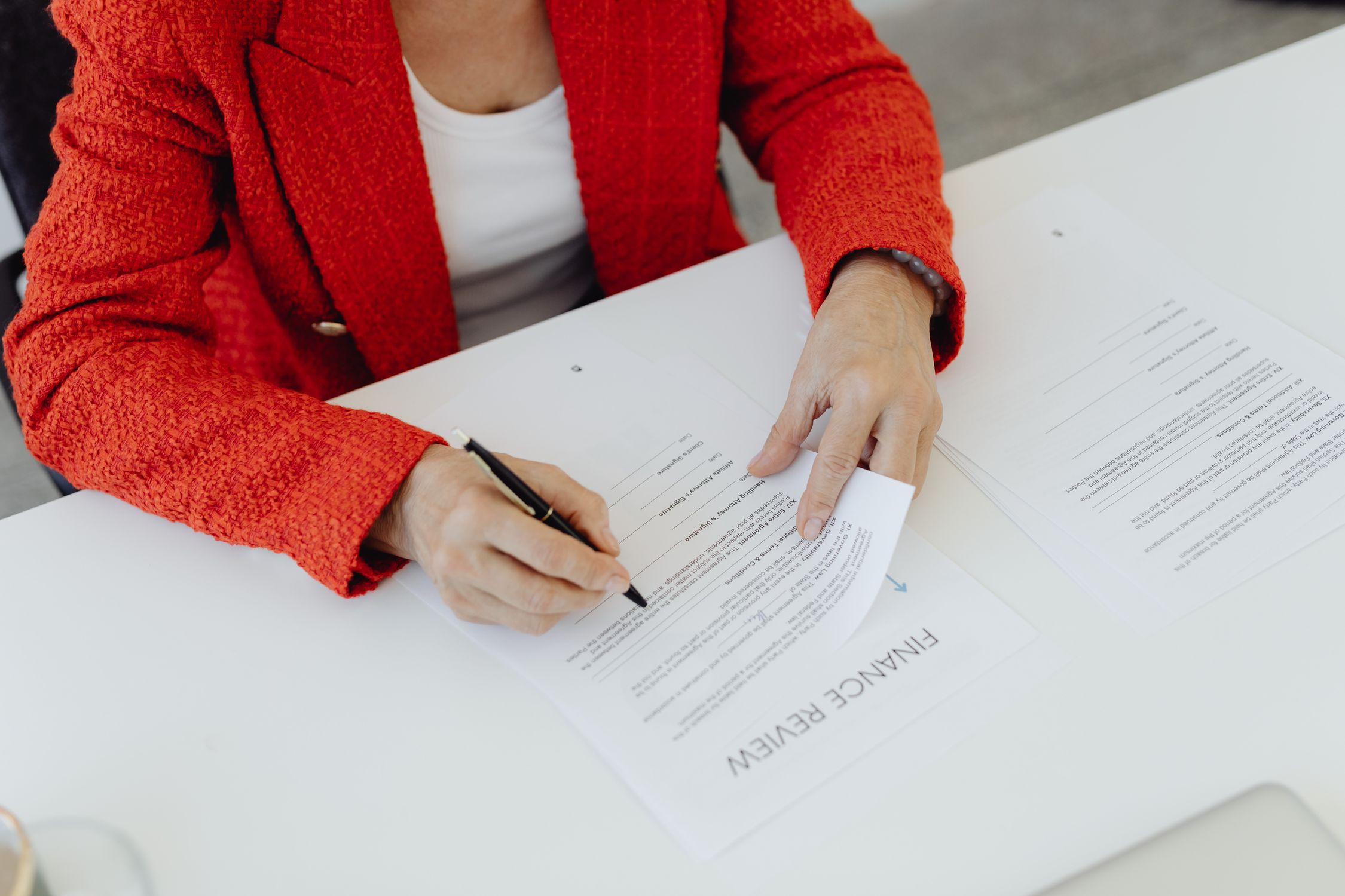 Signing a non-dilutive financing facility agreement after a finance review
